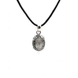 Pendentif Quartz tourmaline...