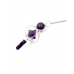 Pendule Améthyste 3 éléments