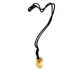 Pendentif pierre brute Citrine