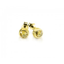 Boucle d'oreille Citrine