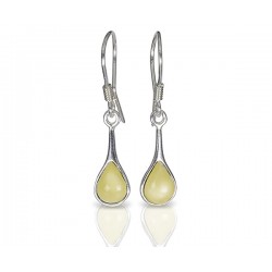 Brincos Âmbar amarela