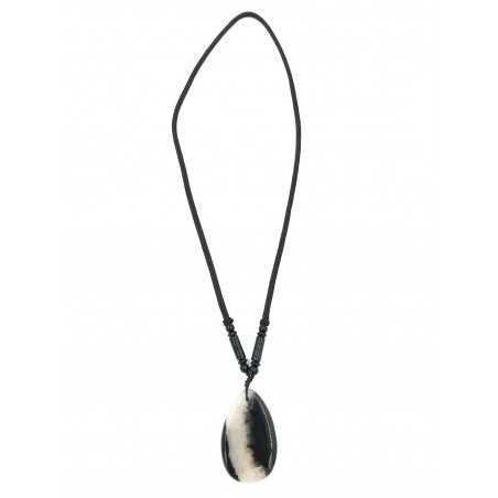 Pendentif Agate noire