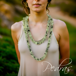 Sautoir Prehnite