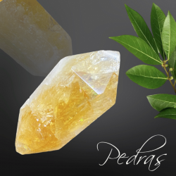 Pointe de Citrine biterminée