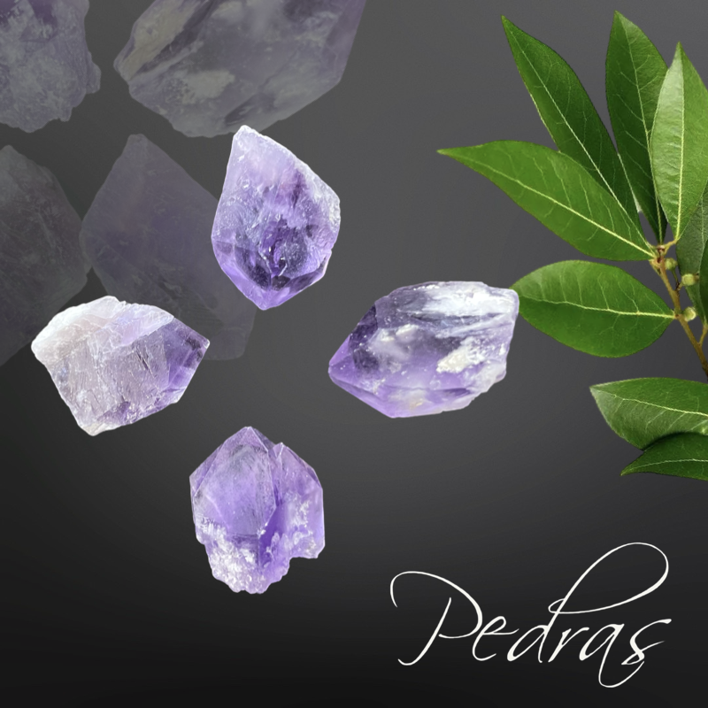 Pointe brute d'améthyste