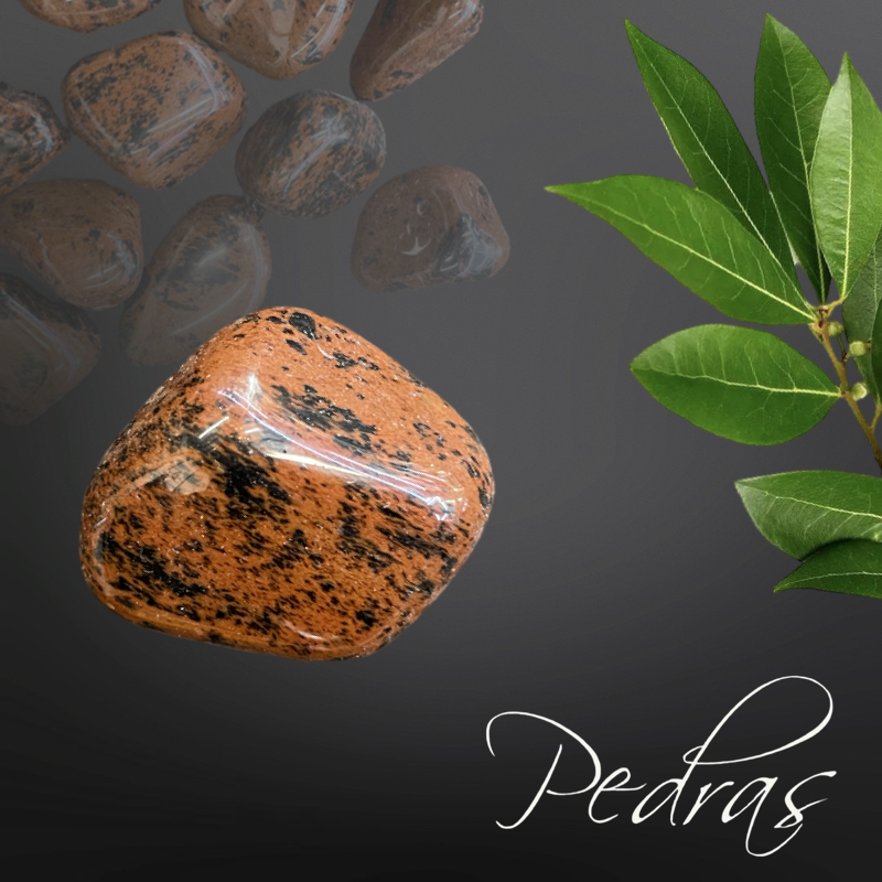 Pierres roulée Obsidienne acajou