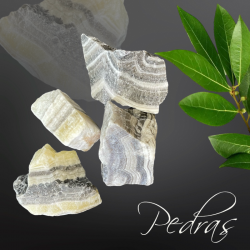 Pierres brutes Aragonite Zebra