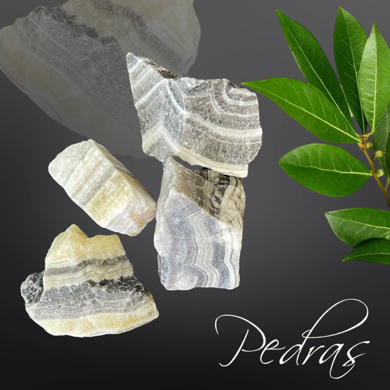 Pierres brutes Aragonite Zebra