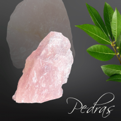 Quartzo rosa bruto