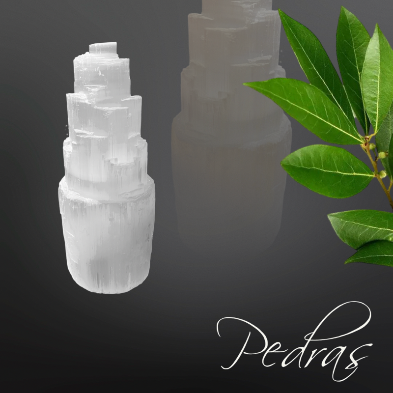 Lampe Tower Sélénite 20cm