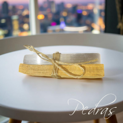 Kit duo nettoyage énergétique pour votre Maison avec de la sélénite et du Palo Santo