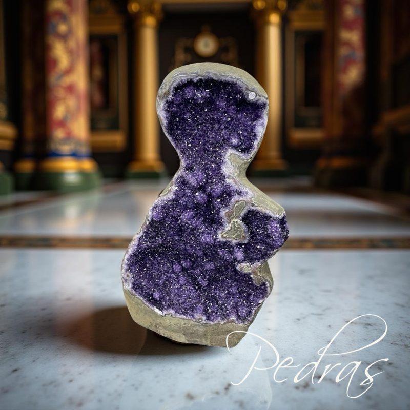Améthyste brute "MON BÉBÉ"