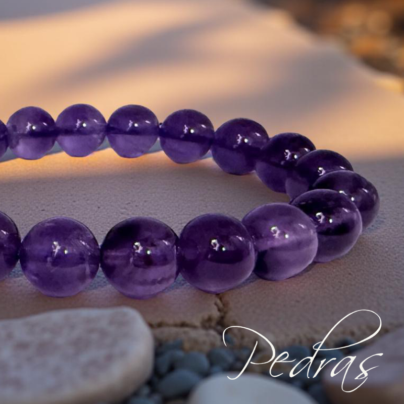 Bracelet Améthyste 8mm