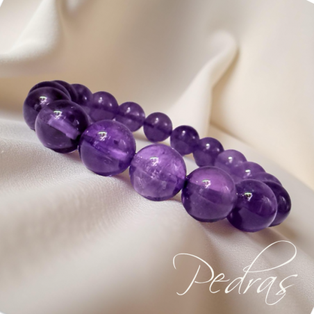 Bracelet Améthyste 12mm Q.AA Bracelet Améthyste 12mm Q.AA