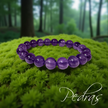 Bracelet Améthyste 10mm Q.A Bracelet Améthyste 10mm Q.A