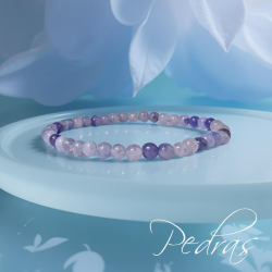 Pulseira Quartzo azul 4mm