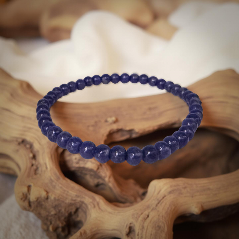 Bracelet Lapis-lazuli 4mm