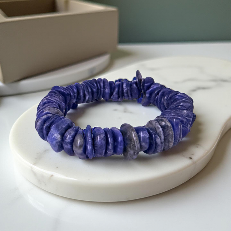 Bracelet Lapis-lazuli irrégulier