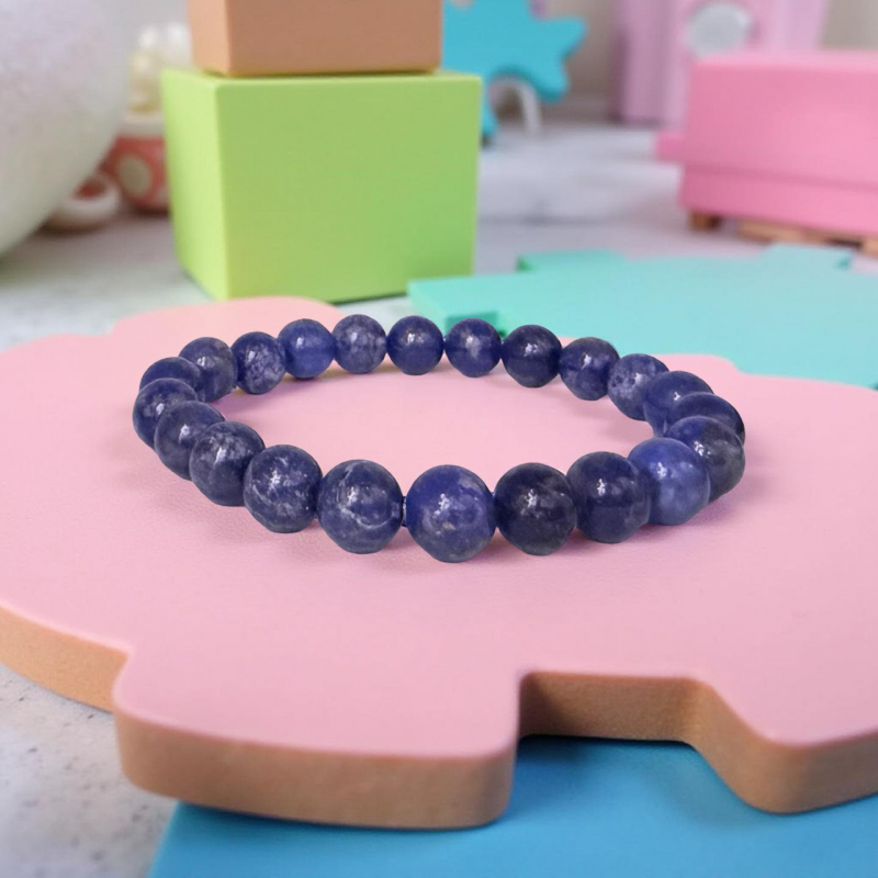 Bracelet enfant Lapis-lazuli 8mm