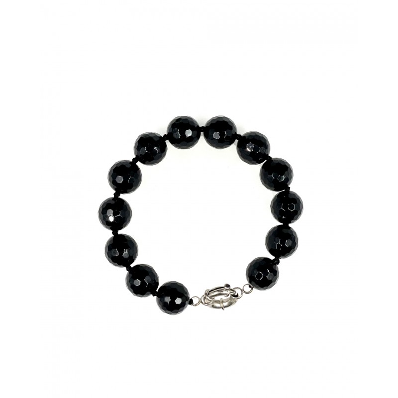 Bracelet Agate noire