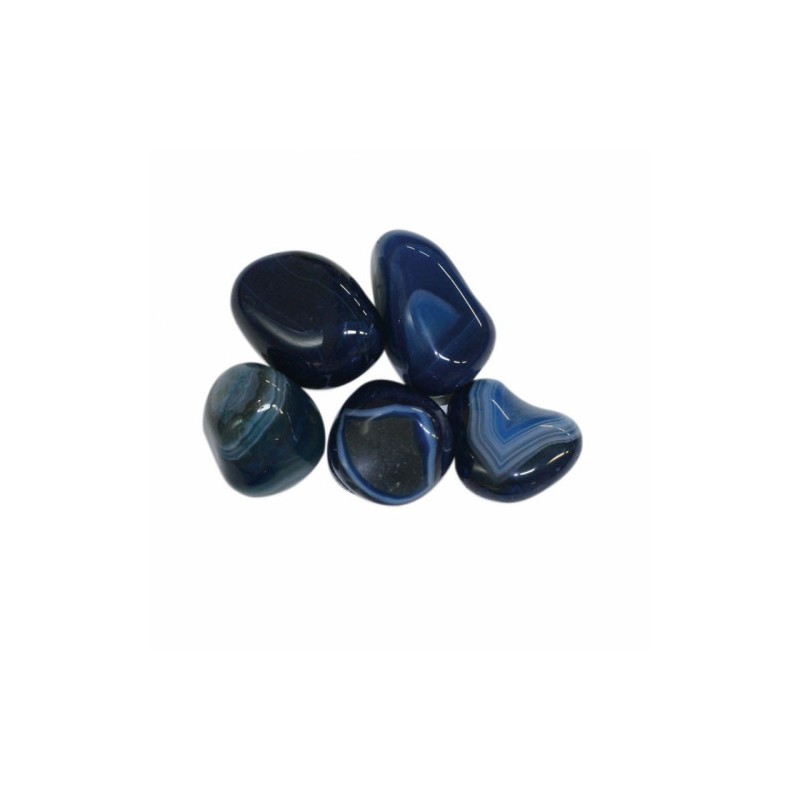 Pierre Agate bleue